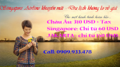 Singapore Airlines Khuyến Mại Đặc Biệt - Nối dài kỳ nghỉ hè bất tận